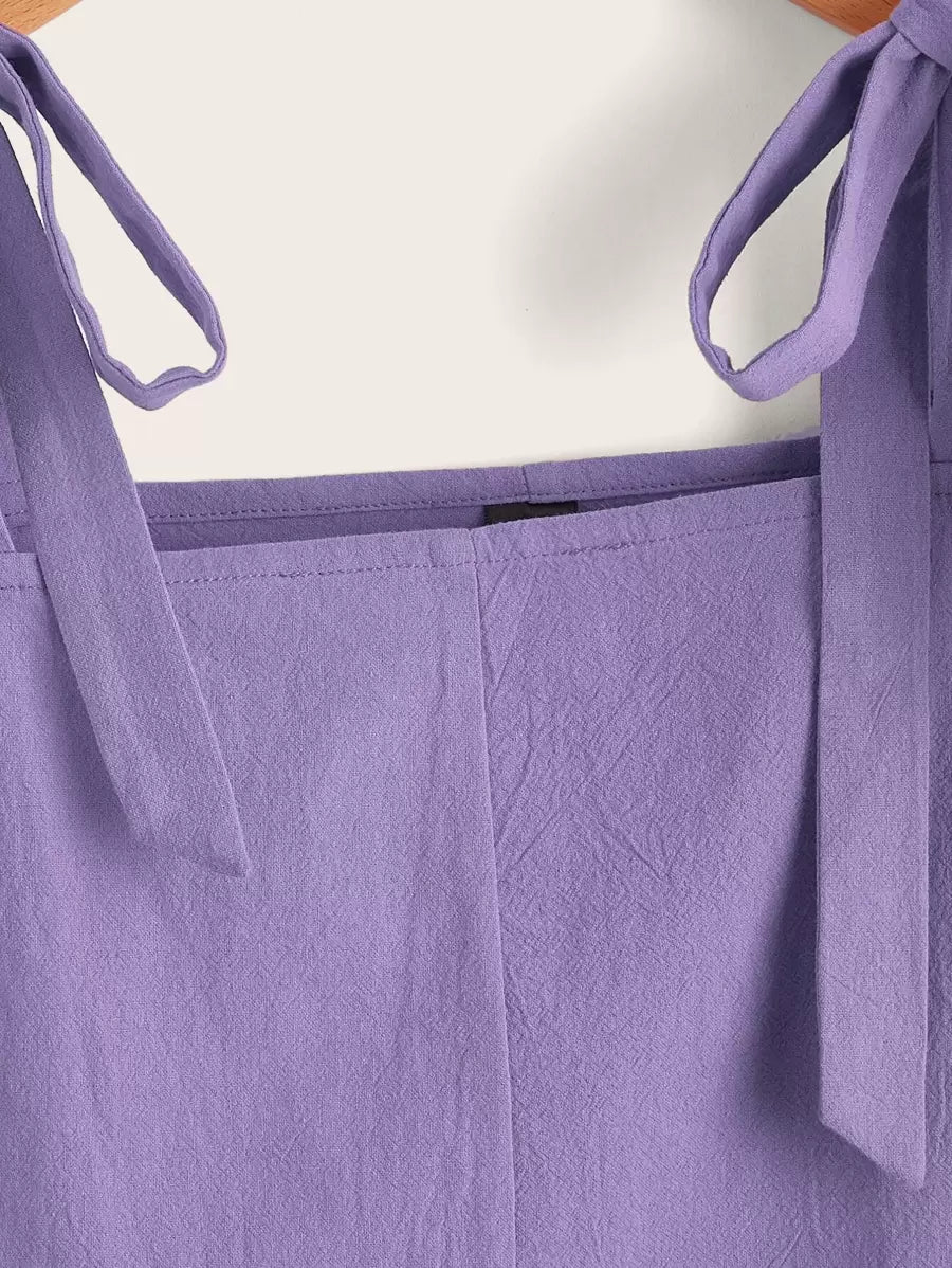 Knotty | Summer Pinafore Romper