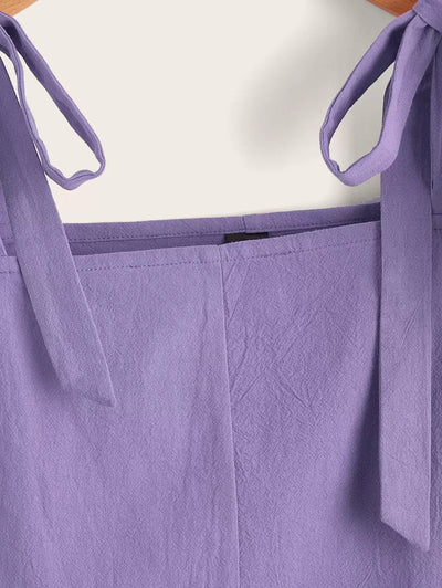 Knotty | Summer Pinafore Romper