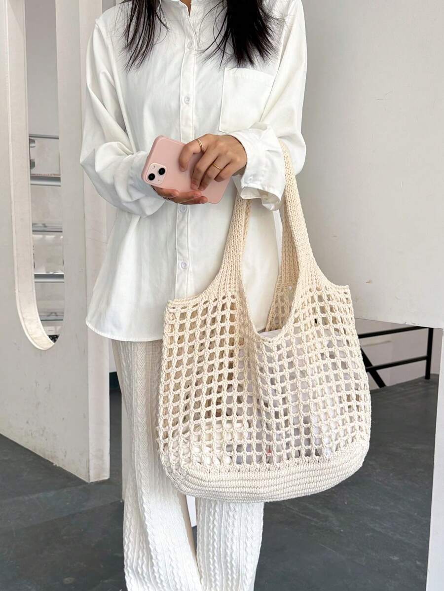 Breezy | Woven Beach Tote Bag