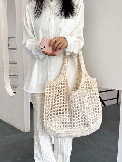 Breezy | Woven Beach Tote Bag