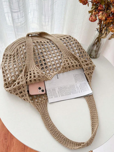 Breezy | Woven Beach Tote Bag