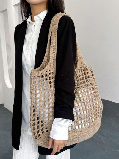 Breezy | Woven Beach Tote Bag