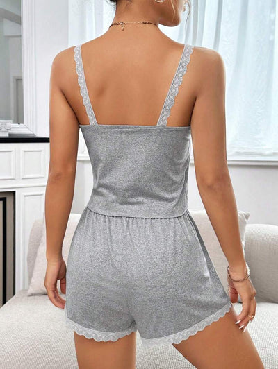 Luxe | Lace Trim Cami Set