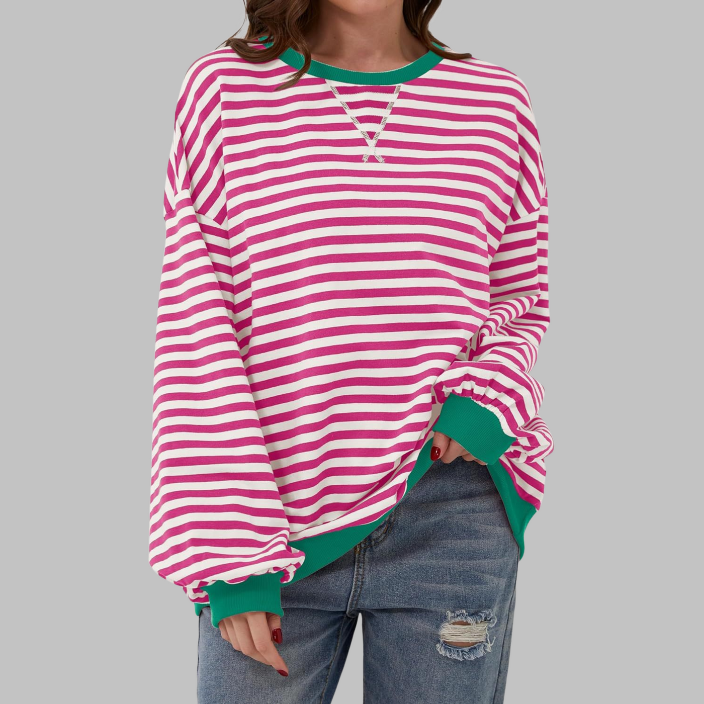 Mira | Cozy Striped Sweater