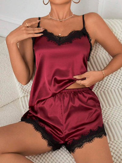 Luxe | Satin Lace Sleep Set