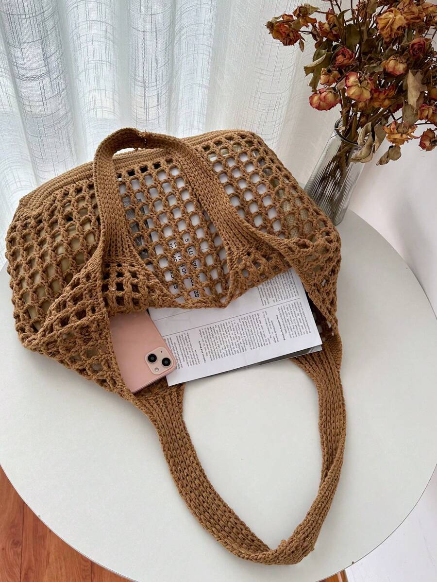 Breezy | Woven Beach Tote Bag