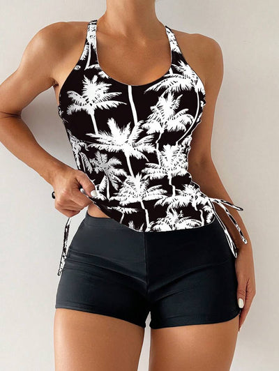 Tropique | Palm Tree Tankini Set