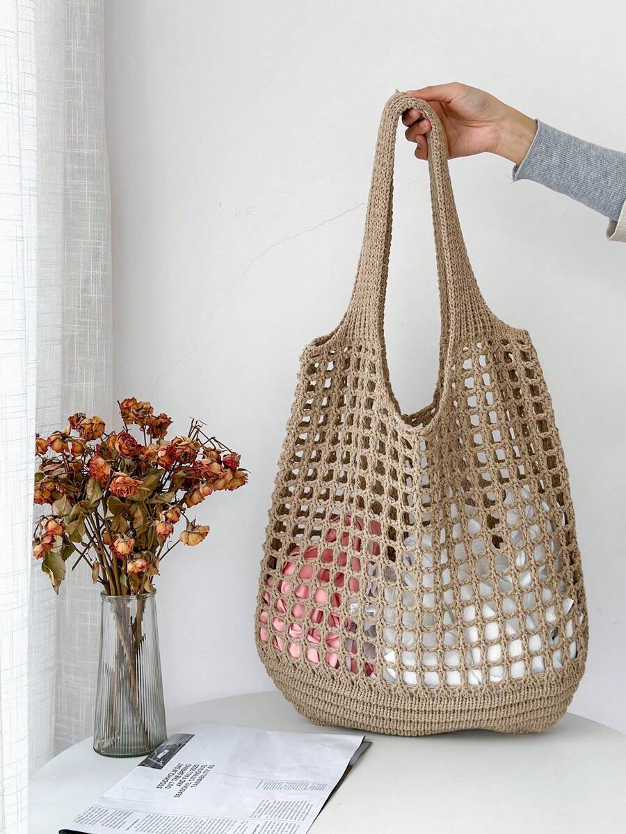 Breezy | Woven Beach Tote Bag