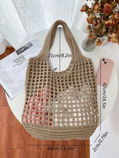 Breezy | Woven Beach Tote Bag