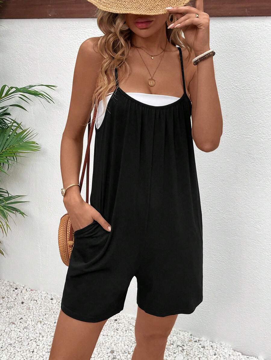 Cleo | Effortless Spaghetti Strap Romper