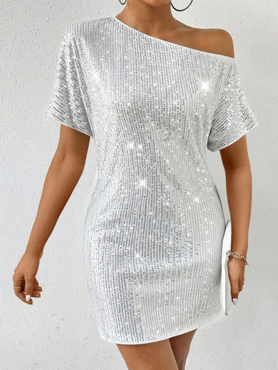 Jolie | Asymmetrical Sequin Dress