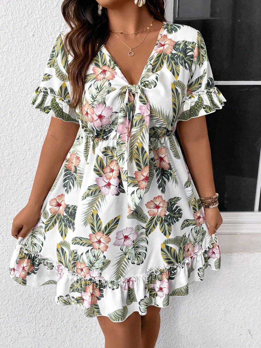 Flora | Floral Tie Summer Dress