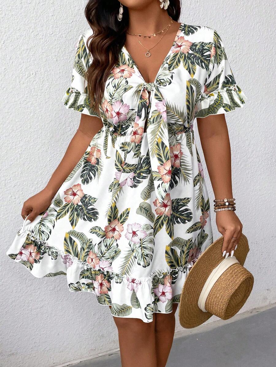 Flora | Floral Tie Summer Dress