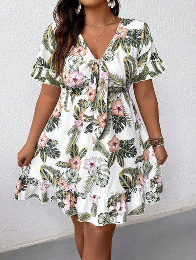 Flora | Floral Tie Summer Dress