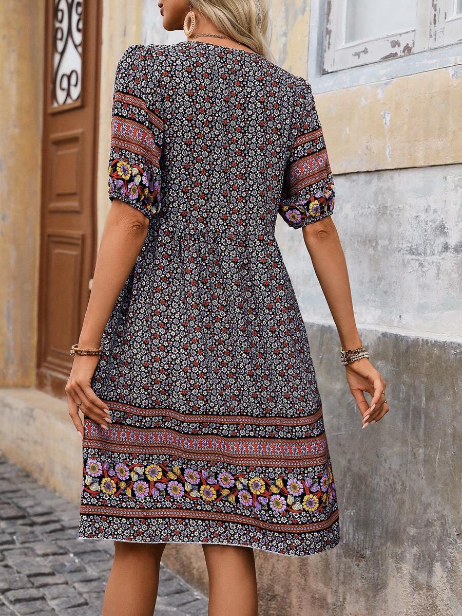 Flora | Puff Sleeve Summer Dress