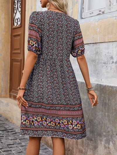 Flora | Puff Sleeve Summer Dress