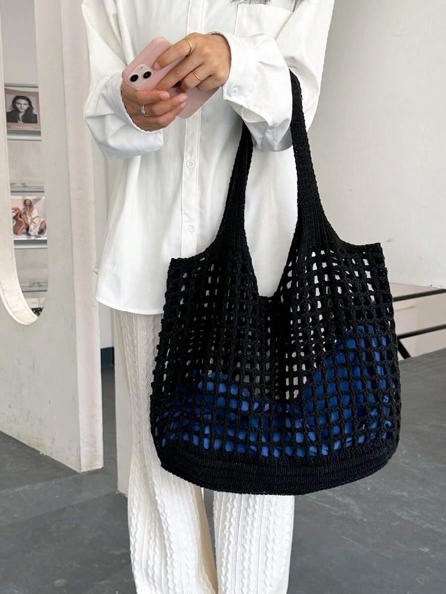 Breezy | Woven Beach Tote Bag