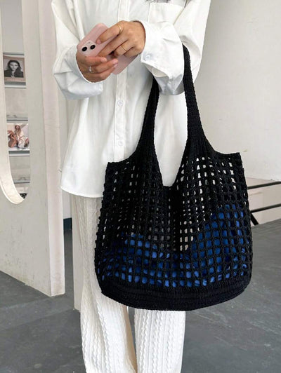 Breezy | Woven Beach Tote Bag