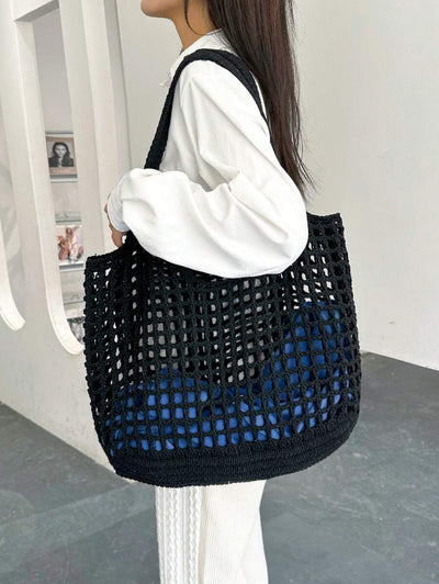 Breezy | Woven Beach Tote Bag