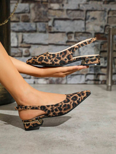 Kira | Chic Leopard Print Flats
