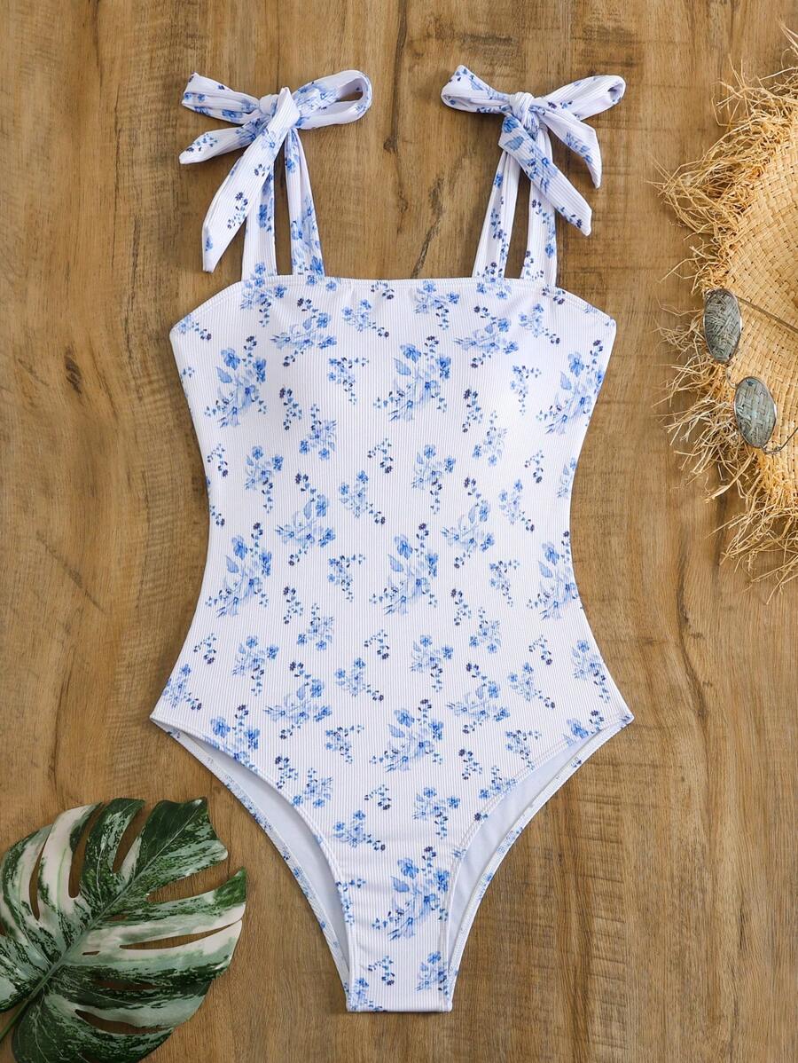 Aqua | Vibrant Floral One-Piece Swimsuit