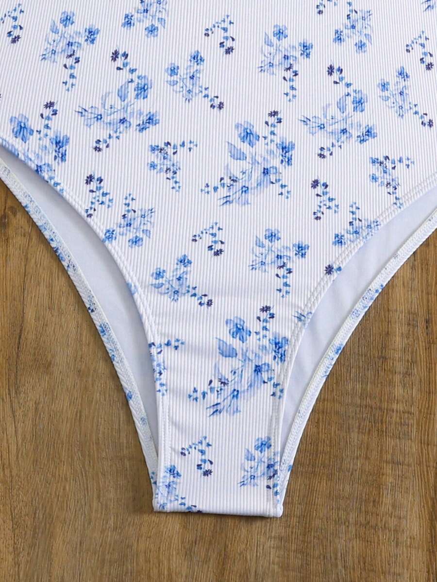 Aqua | Vibrant Floral One-Piece Swimsuit