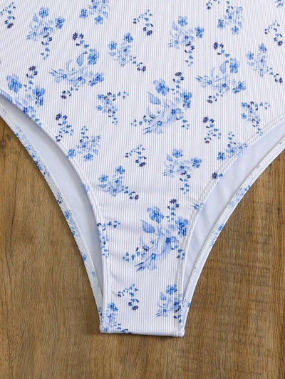 Aqua | Vibrant Floral One-Piece Swimsuit