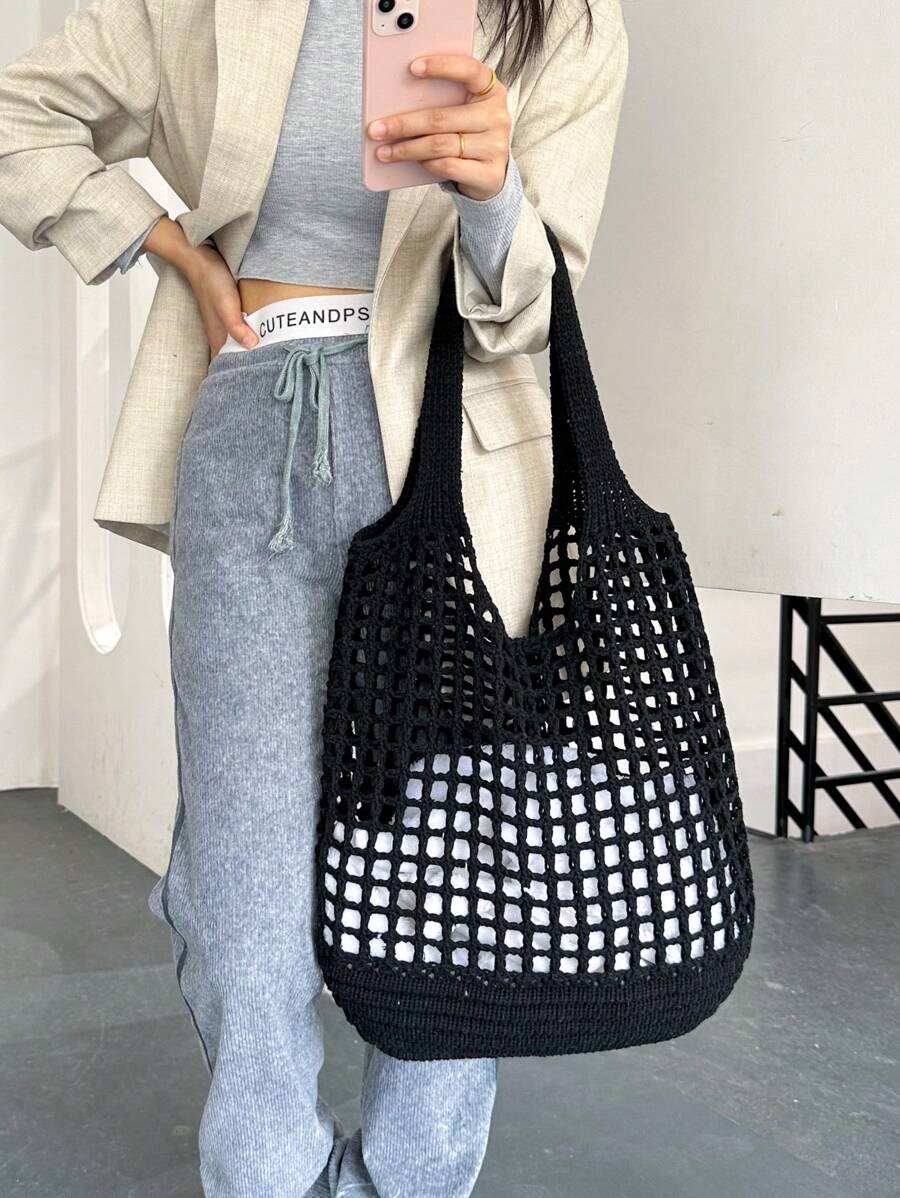 Breezy | Woven Beach Tote Bag