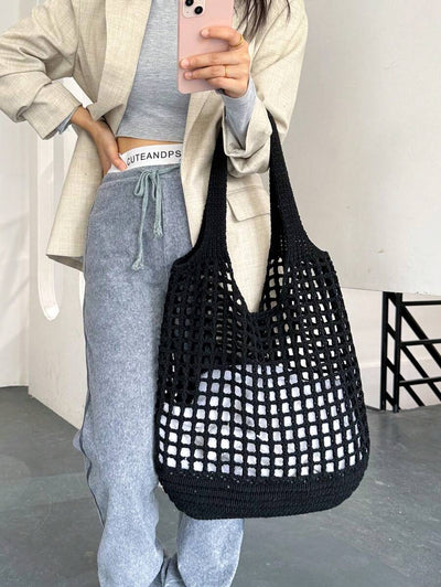 Breezy | Woven Beach Tote Bag