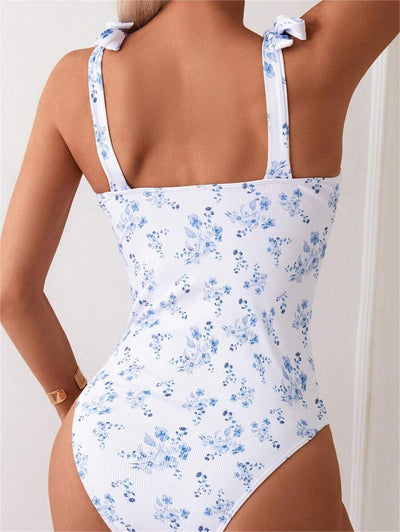 Aqua | Vibrant Floral One-Piece Swimsuit