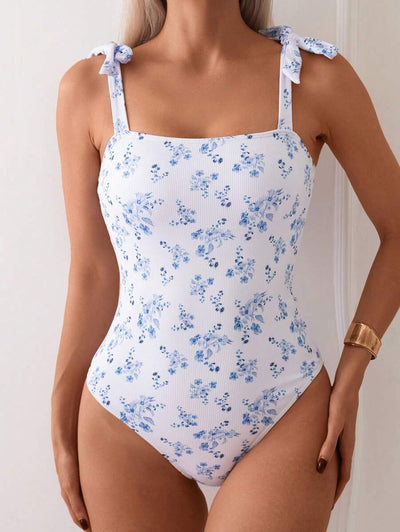 Aqua | Vibrant Floral One-Piece Swimsuit