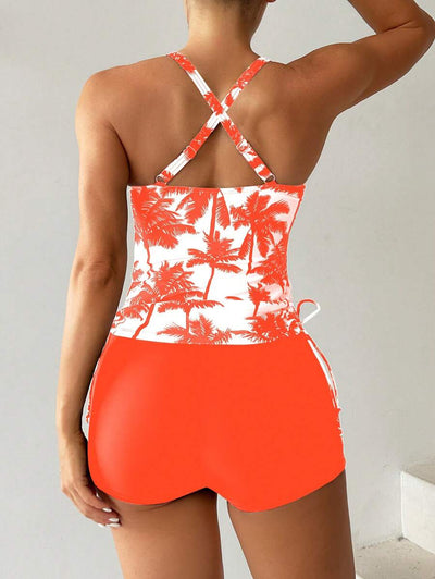 Tropique | Palm Tree Tankini Set