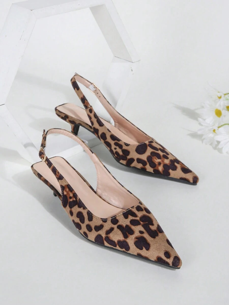 Zara | Chic Leopard Print Heels