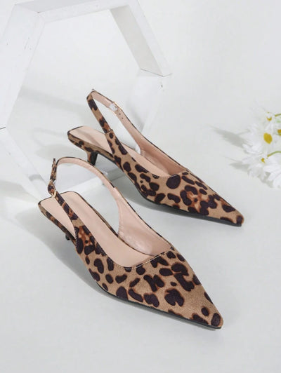 Zara | Chic Leopard Print Heels