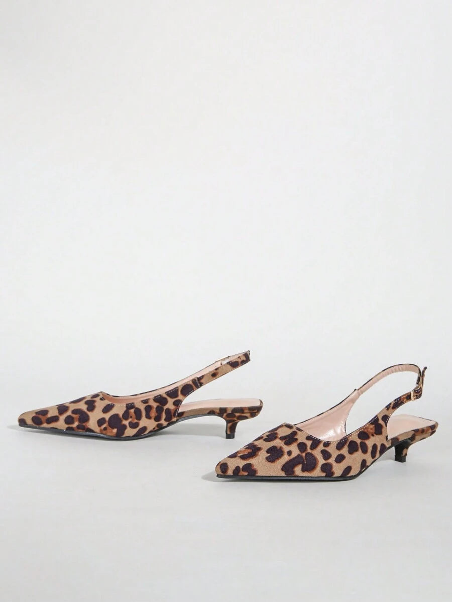 Zara | Chic Leopard Print Heels
