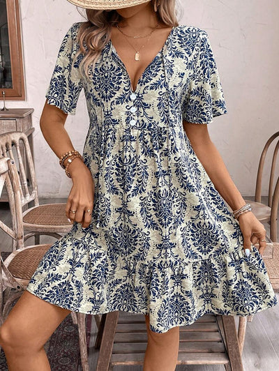 Breezy | Floral Beach Dress