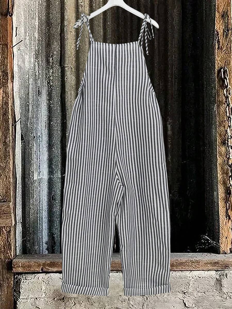Cleo | Striped Summer Jumpsuit