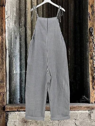 Cleo | Striped Summer Jumpsuit