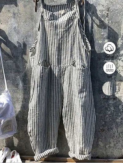 Cleo | Striped Summer Jumpsuit