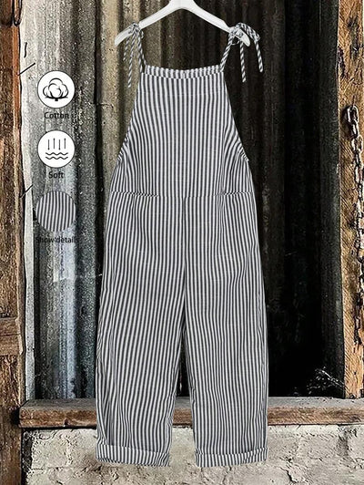Cleo | Striped Summer Jumpsuit