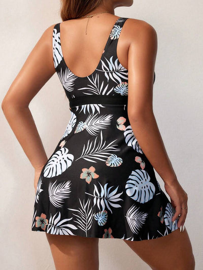 Kaimana | Tropical Print Tankini Set