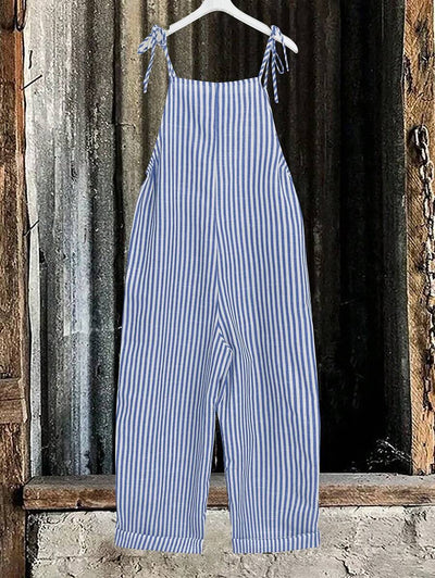 Cleo | Striped Summer Jumpsuit