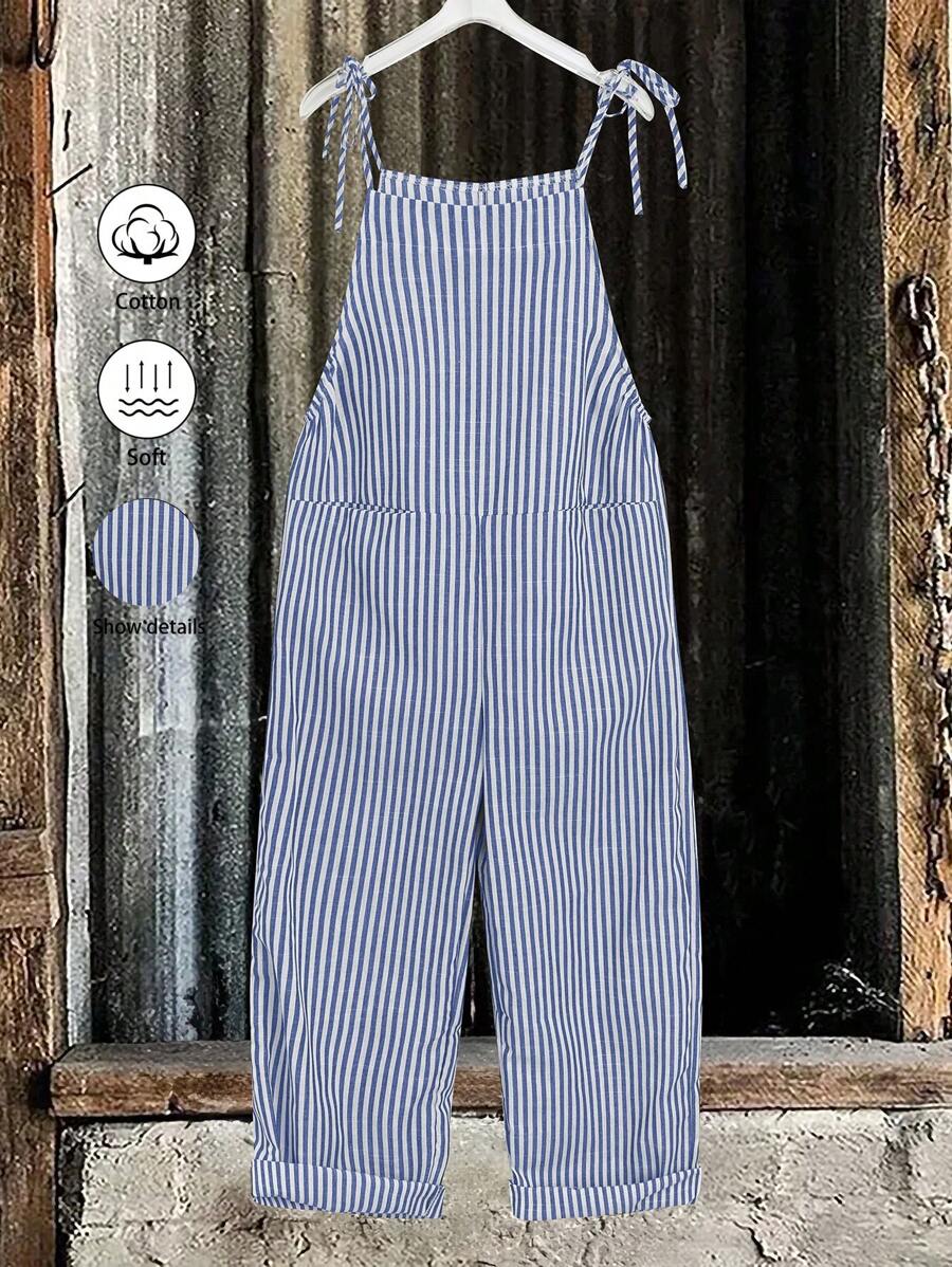 Cleo | Striped Summer Jumpsuit