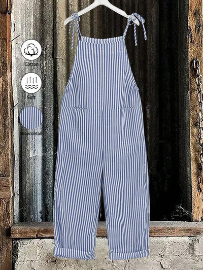 Cleo | Striped Summer Jumpsuit
