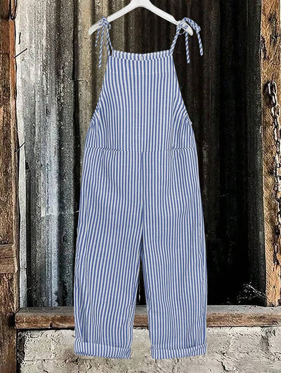 Cleo | Striped Summer Jumpsuit