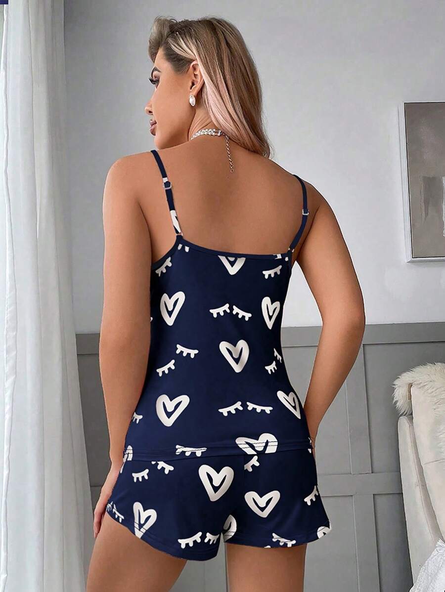 Bella | Heart & Eyelash PJ Set