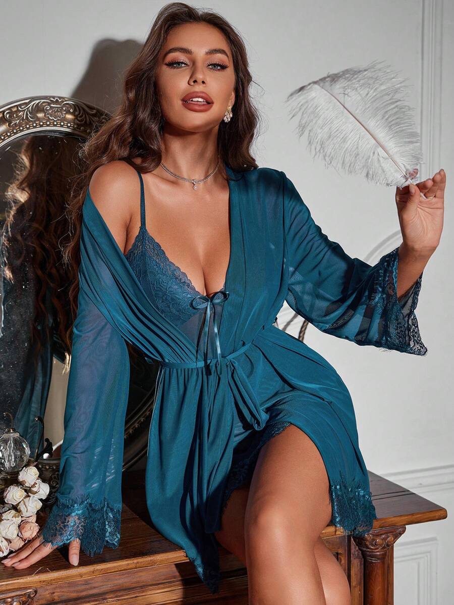 Luxe | Elegant Lace Robe Set