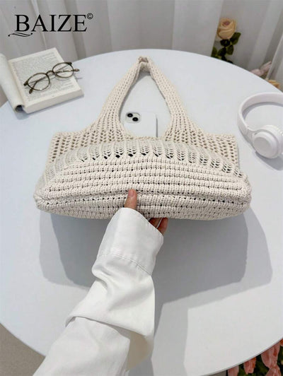 Breezy | Woven Beach Tote Bag