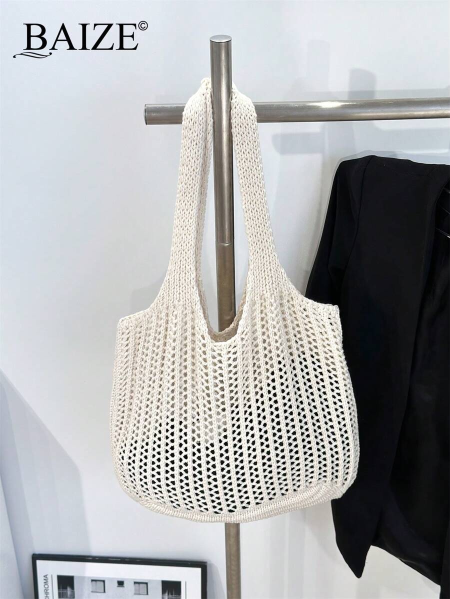 Breezy | Woven Beach Tote Bag