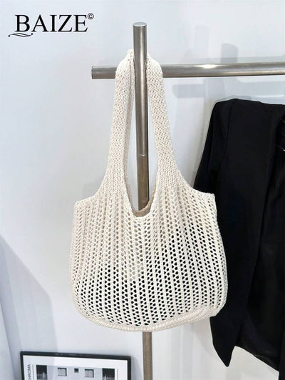 Breezy | Woven Beach Tote Bag